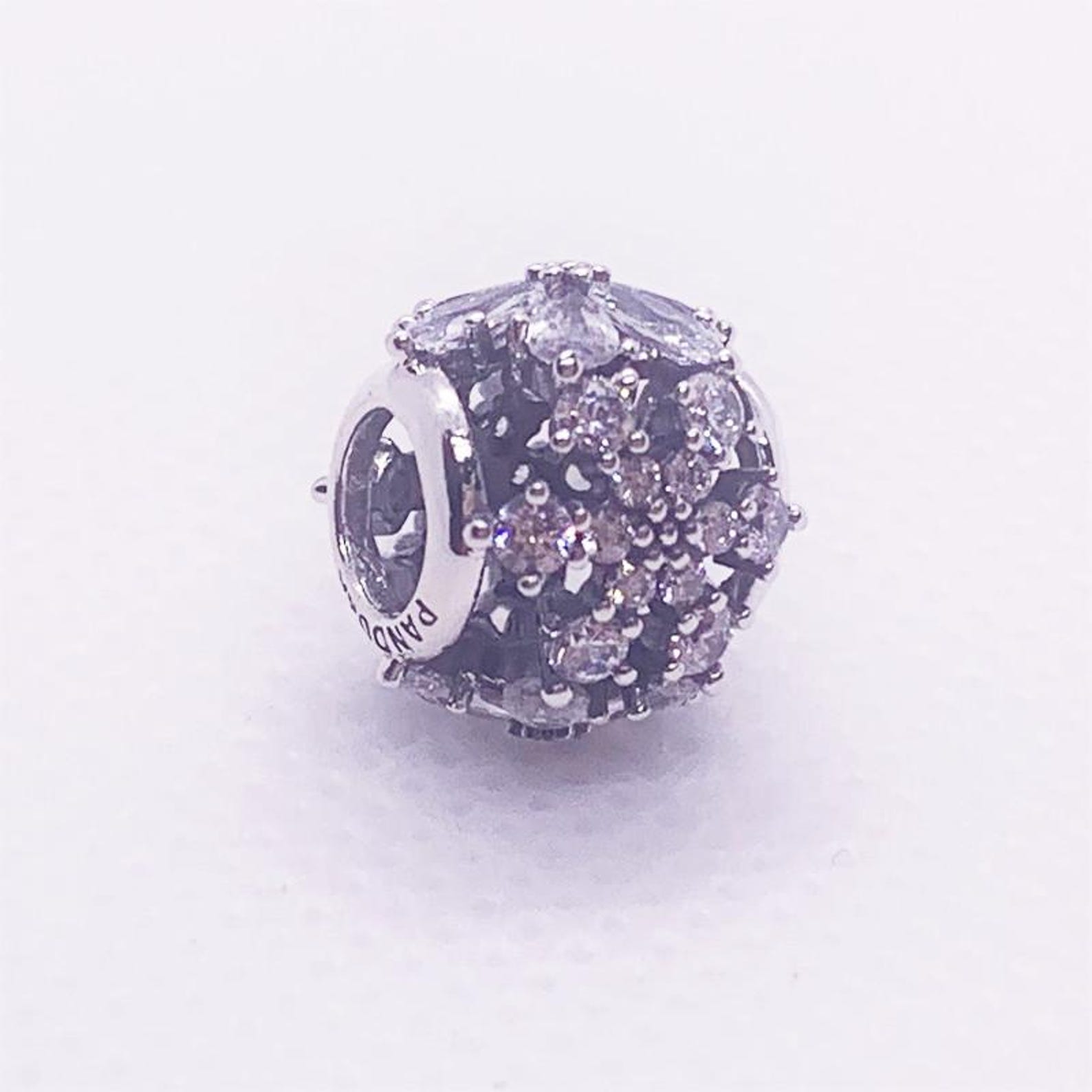 Sparkling Herbarium Cluster Round Pandora Charm - Etsy