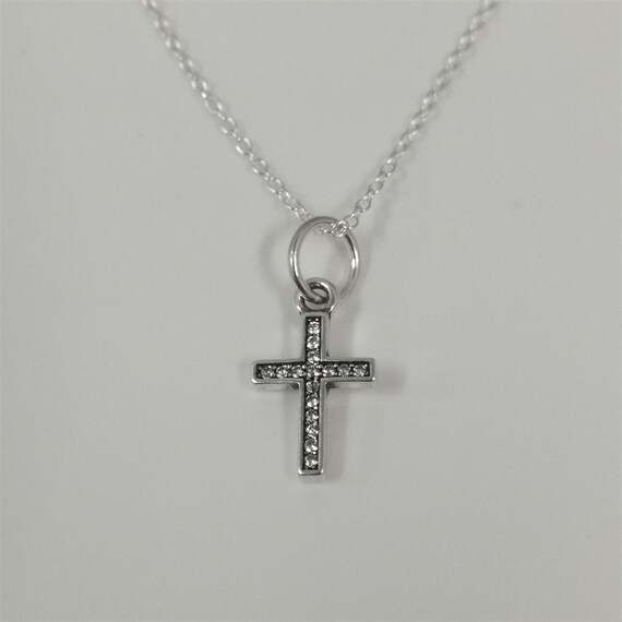 Silver Cross Necklace Pandora Cross Necklace Pandora Cubic