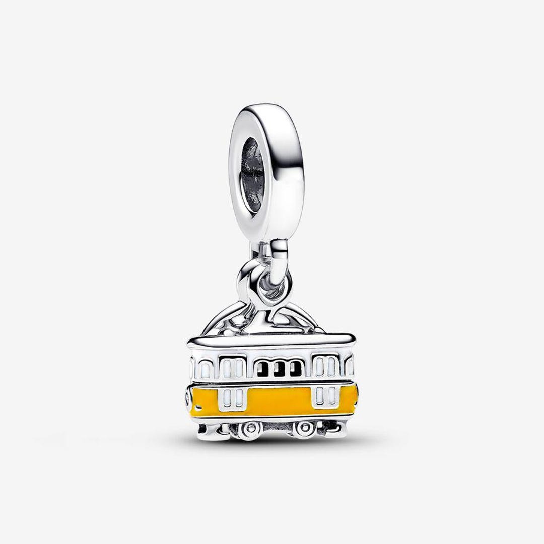 Pandora Sparkling Bus Charm - Etsy