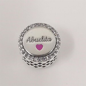 Pandora Sparkling Heart Double Dangle Charm