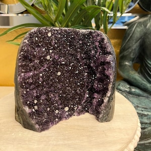 Amethyst Cut Base Amethyst Geode
