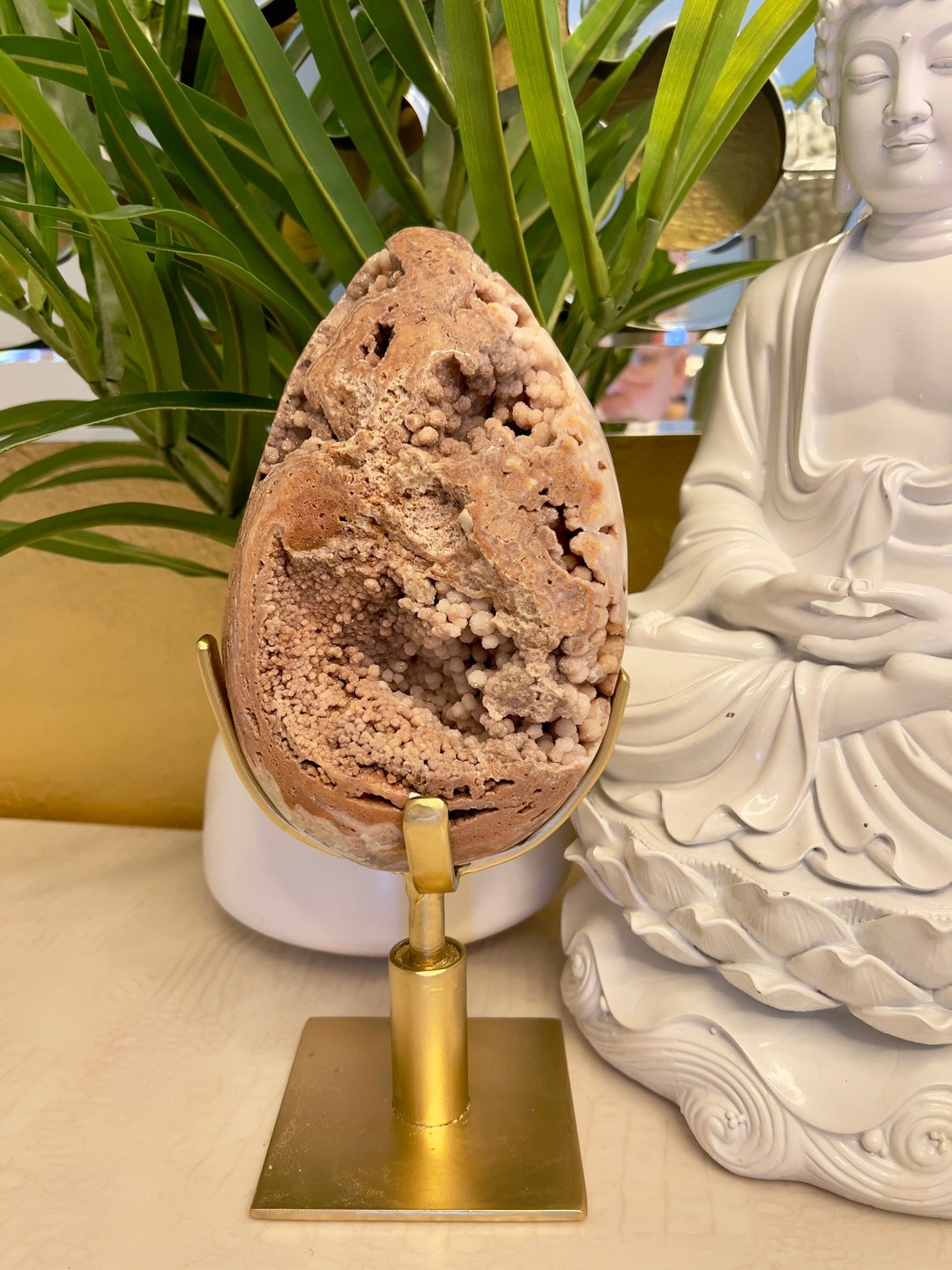 ピンクアメジスト　エッグ　可愛い　卵 ピンクアメジストエッグ - Etsy 日本