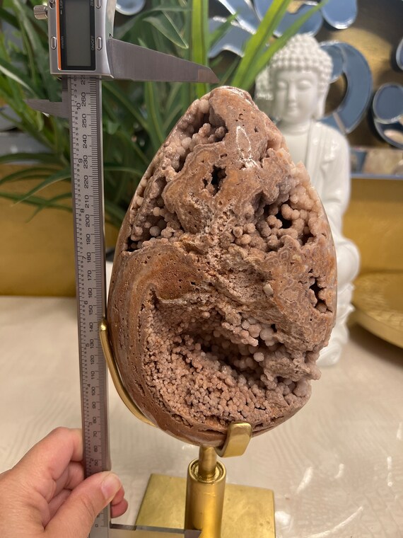 ピンクアメジストエッグ - Etsy 日本