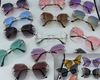 Christian Dior Sunglasses Frame Only Dior Promesse 3 3IJEU Blue pink Italy 53 Mm Etsy India