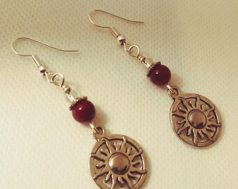 Celestial Earrings - Sun Earrings - Celestial Jewelry