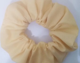 Yellow Color Hair Scrunchie - Hair Ties - Hair Accessories