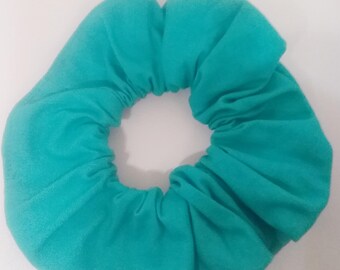 Teal Color Hair Scrunchie - Hair Ties - Hair Accessories