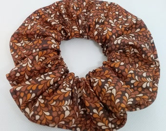 Brown Boho Vibes Hair Scrunchie - Hair Ties - Hair Accessories
