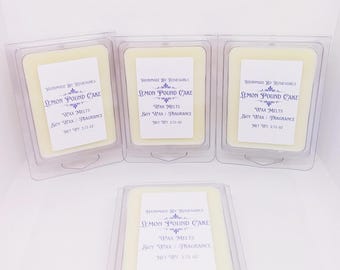 Lemon Pound Cake Scented Cubed Wax Melts - Soy Wax Melts - Home Fragrance - Home Decor