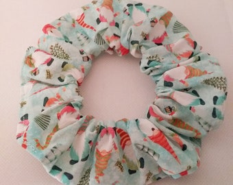 Christmas Gnome Hair Scrunchie - Hair Ties - Hair Accessories