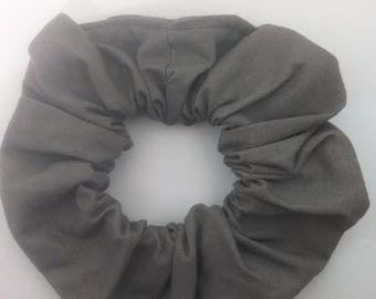 Dark Grey Hair Scrunchie - Hair Ties - Hair Accessories