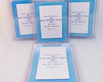 Black Raspberry Vanilla Scented Cubed Wax Melts - Soy Wax Melts - Home Fragrance - Home Decor