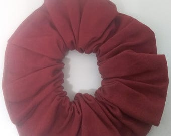 Maroon Hair Scrunchie - Hair Ties - Hair Accessories