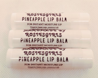 Pineapple Lip Balm- Moisturizing Lip Balm- Hydrating Lip Balm
