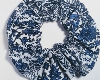 Blue Vibes Hair Scrunchie - Hair Ties - Hair Accessories