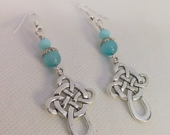 Celtic Cross Earrings - Celtic Knot Jewelry - Irish Jewelry - Gift For her