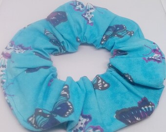 Butterfly Pattern Hair Scrunchie - Hair Ties - Hair Accessories
