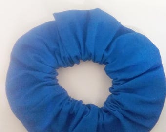 Royal Blue Color Hair Scrunchie - Hair Ties - Hair Accessories