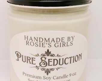 Pure Seduction Type Scented Soy Candle - Scented Candle - Soy Candle - Home Decor