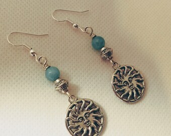 Celestial Earrings - Sun Earrings - Celestial Jewelry