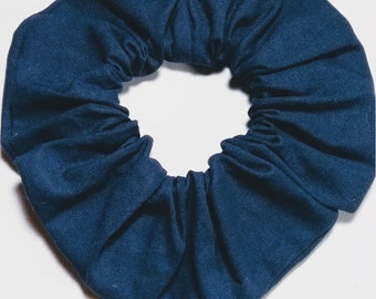 Navy Blue Hair Scrunchie - Hair Ties - Hair Accessories