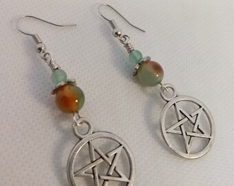 Star Dangle Earrings - Celestial Earrings - Star Jewelry