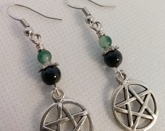 Star Dangle Earrings - Celestial Earrings - Star Jewelry