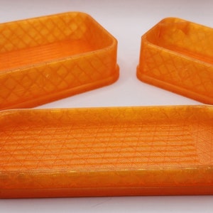 Transparent Orange | Diamond Painting Tray Pet and Fall Proof Diamond Painting Accessories Drill Tray Sealed Diamond Painting Tray Lid