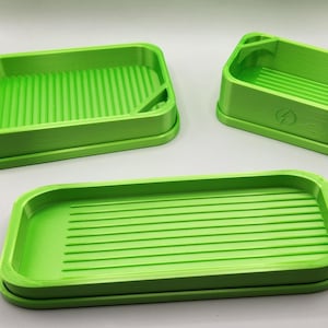 Lime Green | Diamond Painting Tray Pet and Fall Proof Diamond Painting Accessories Drill Tray Sealed Diamond Painting Tray Lid