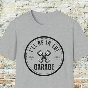 Funny Garage T-Shirt: Mechanic Dad Gift