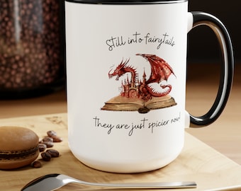 Spicy Book Reader Mug: 15oz Ceramic Novelty Mug
