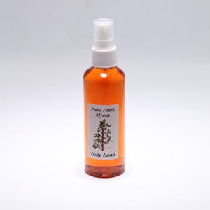 Pure Myrrh Oil Spray Holy Land Myrrhe Fragrance, Myrrhe Resine Aroma, Spiritual for Prayer, Meditation, Relaxation, Aromatherapy & Gifts