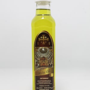 Holy Oil for Blessing in a Bottle – blessed holy oil From the Holy Land of Jerusalem