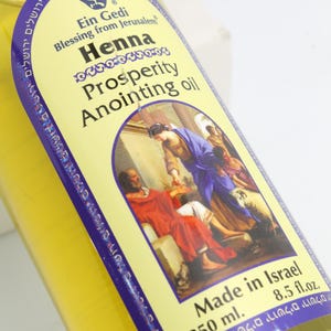 Henna Prosperity Anointing Oil – Blessing from Jerusalem
