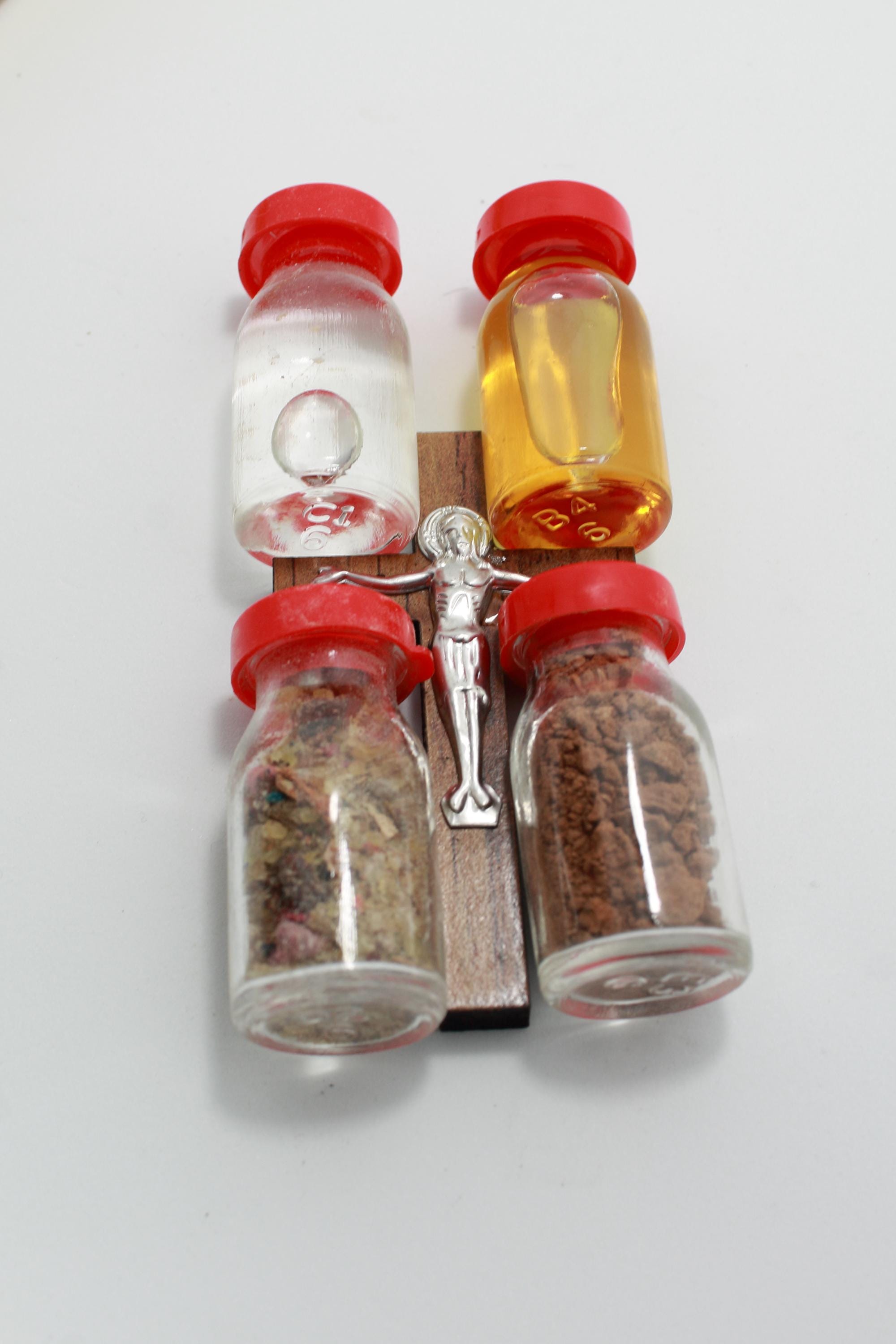 エルサレムからの聖なるセット エルサレムからの祝福 油、水、香、土