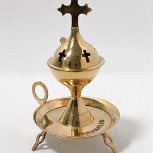 HandmadeGift Incense Burner, Incense Holder, Christening Censer Jerusalem Housewarming, Christening, Baptism , New Home , Thank You Gift