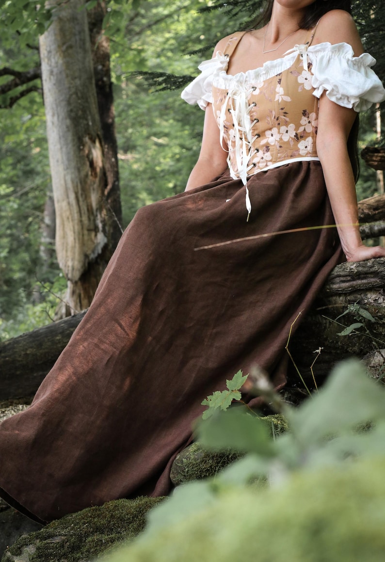 Custom Cottagecore Corset: Modern Renaissance Faire Stay - Etsy