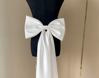 Nœuds en satin, nœuds de bar mitzvah, grands nœuds, nœuds de mariage à l'église, nœuds de mariage, accessoires de mariée, accessoires de mariage