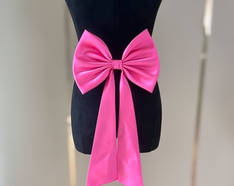 Children's satin bow, detachable bow, wedding bow, wedding bow strap, small bow