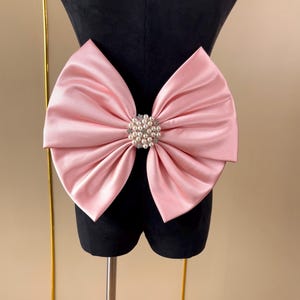 Women&#39;s satin bows, bridal wedding bows, bow decorative belts, women&#39;s robe bows, wedding bridesmaid bows, classic dress bow accessories,