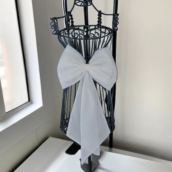 Fiocco da sposa in raso rimovibile: accessorio per abito da sposa, velo o gonna