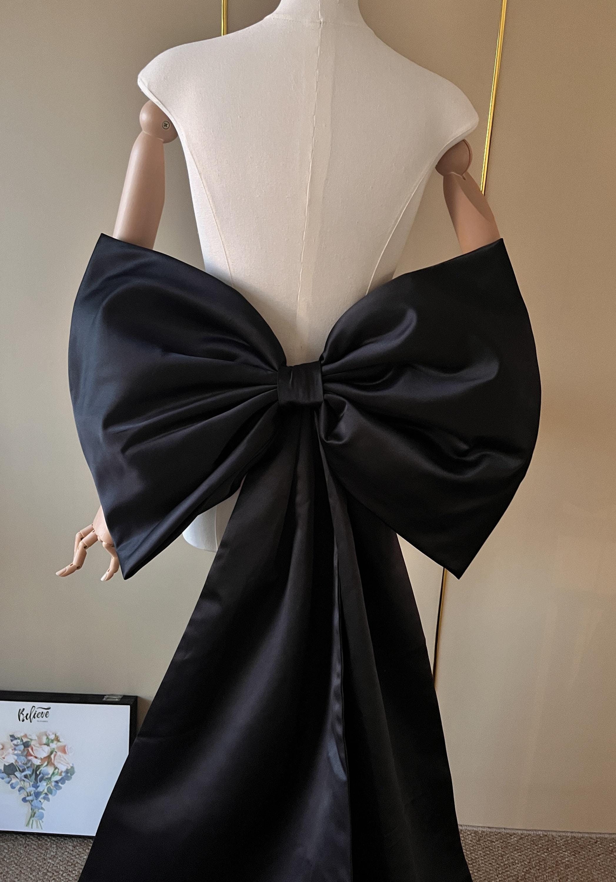 unique black prom dresses Andrea & Leo A1247 Long Layered Pleated Formal Dress for Feather And Sequin Prom Size:US Size 22W Straight Back
