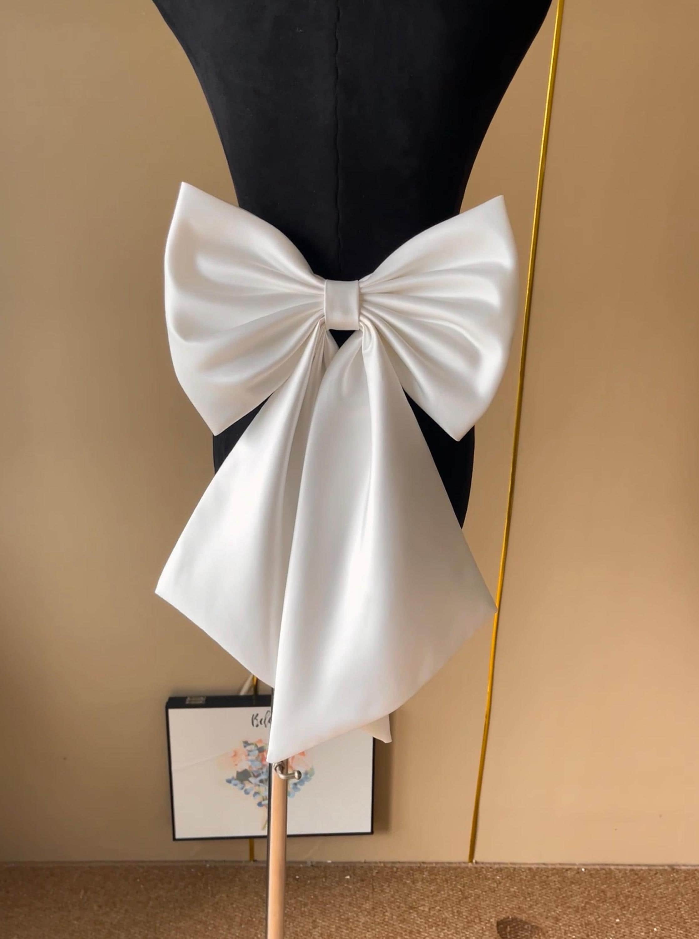 Removable Wedding Dress Bow: High-End Skirt Sash