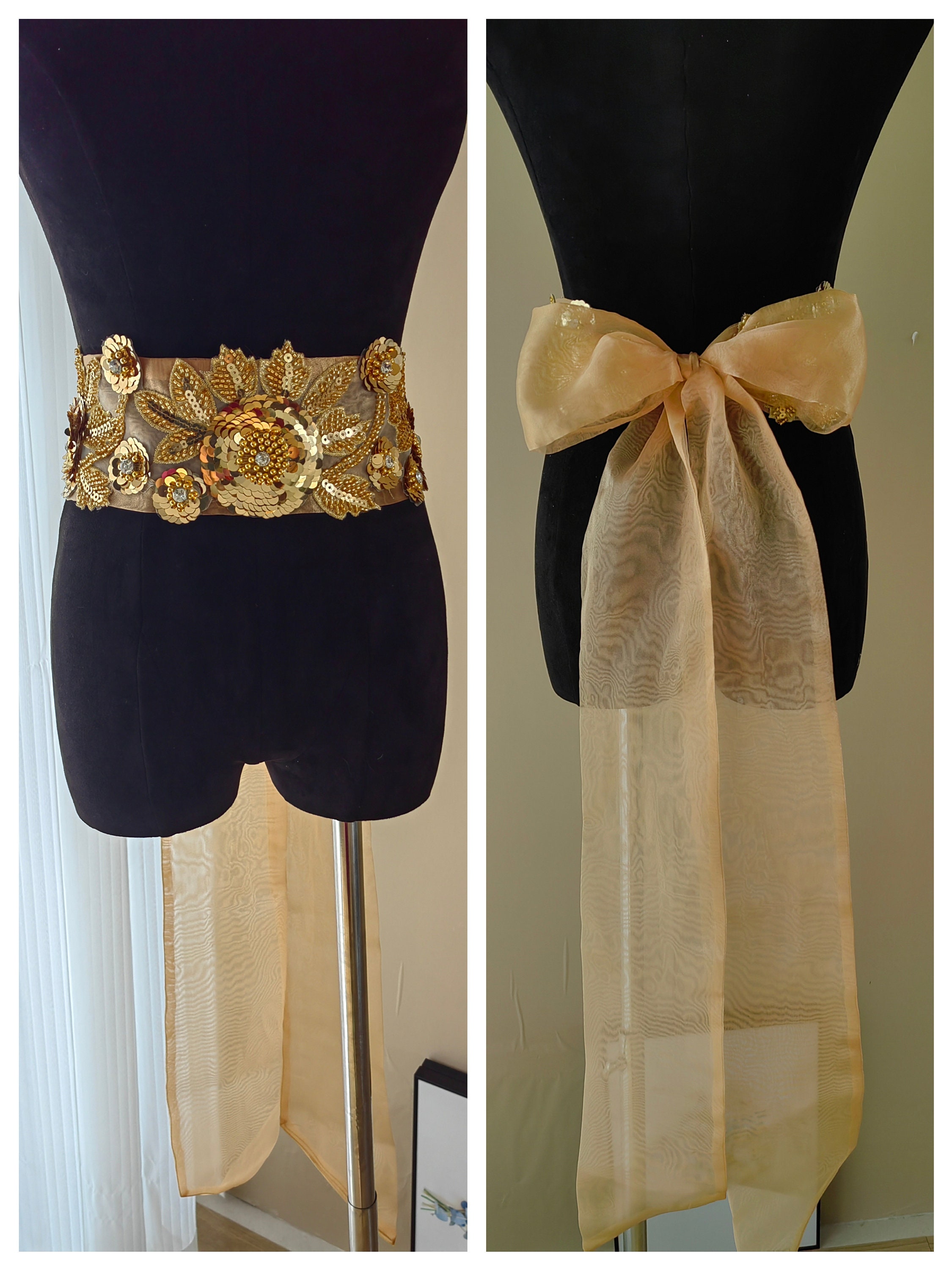 golden belt for gown