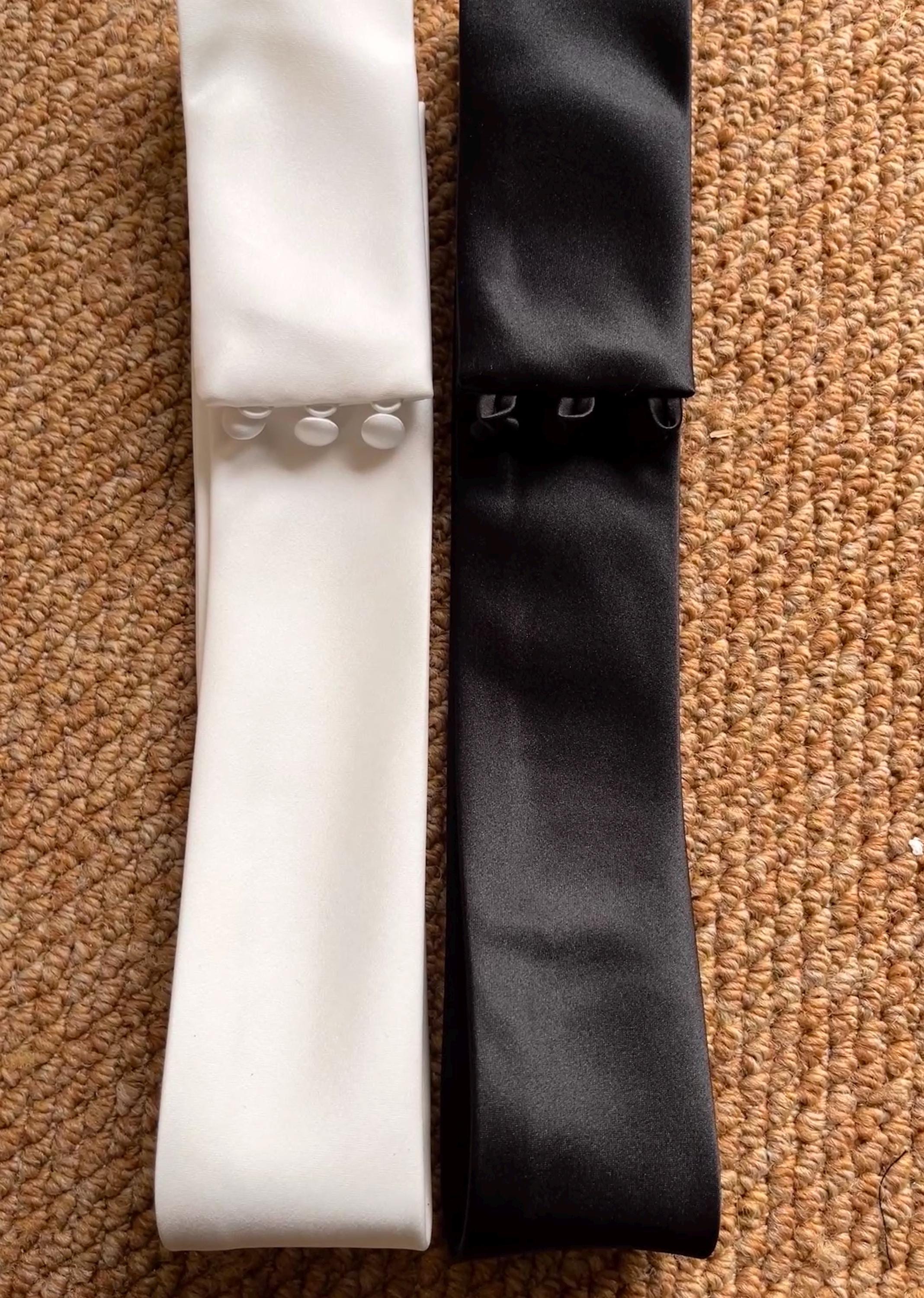 Ceinture Satin Brillant Nœud – Femme, Taille Unique (neuve Avec étiquettes)