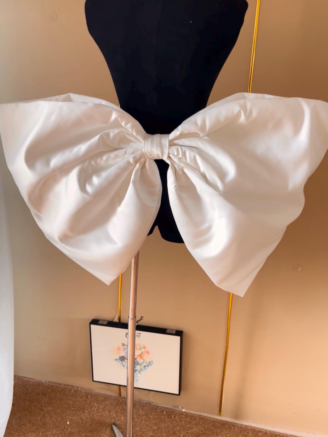 SATIN BRIDAL BOW with 2m. LONG TIE / Wedding Accessories main image 0
