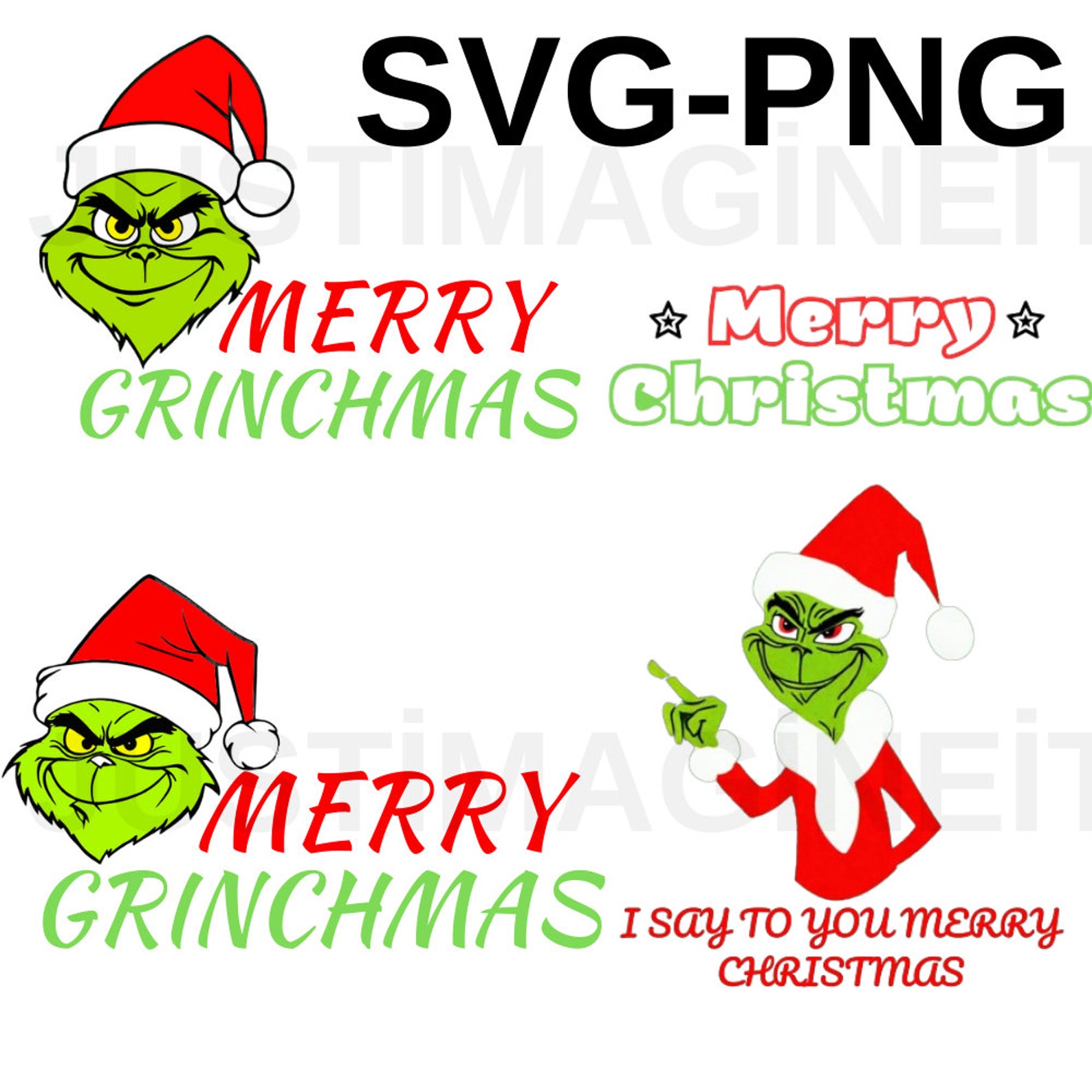 Grinch Face SVG, PNG, Cricut, Grinchy Face Svg, Christmas Svg, Grinch