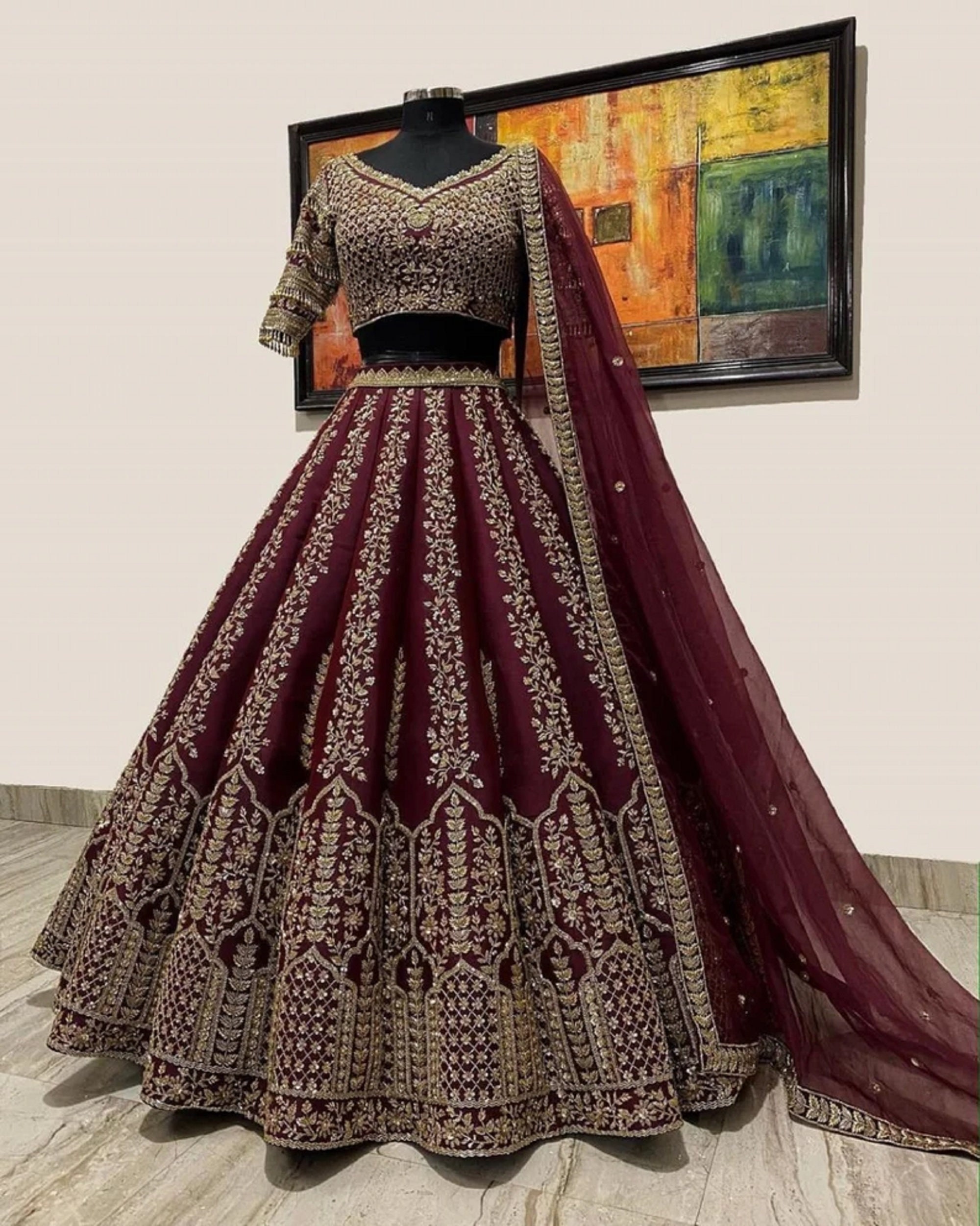 Plus Size Lehenga - Etsy UK