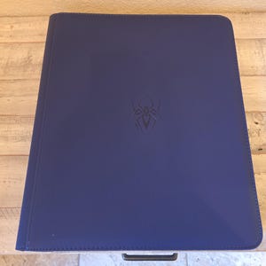 Spider Logo 9 Pocket Top Loader Card Binders