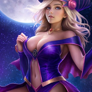 Dark Magician Girl - Realistic Acrylic Art